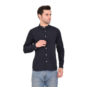 Men's Mandarin Collar (Raymond Blue) Shirts High Skyzz