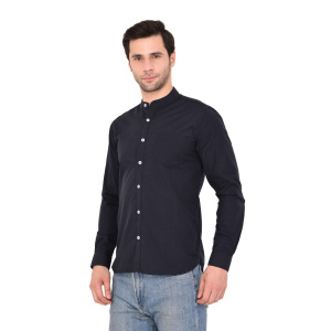 Men's Mandarin Collar (Raymond Blue) Shirts High Skyzz